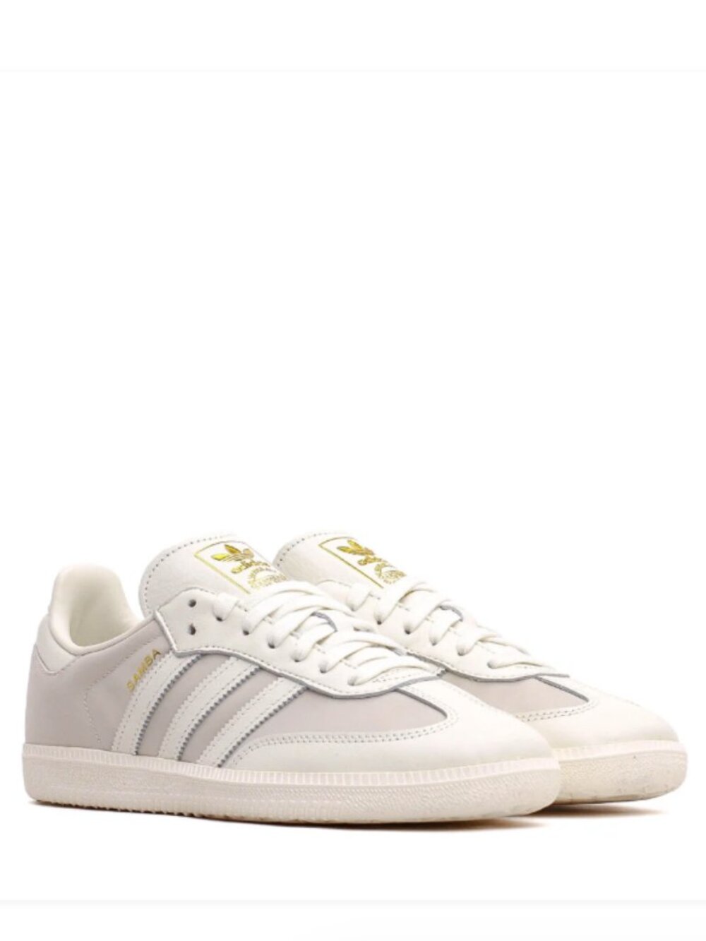 Adidas Off White Nylon Samba OG Sneakers - 6.5 - 7US